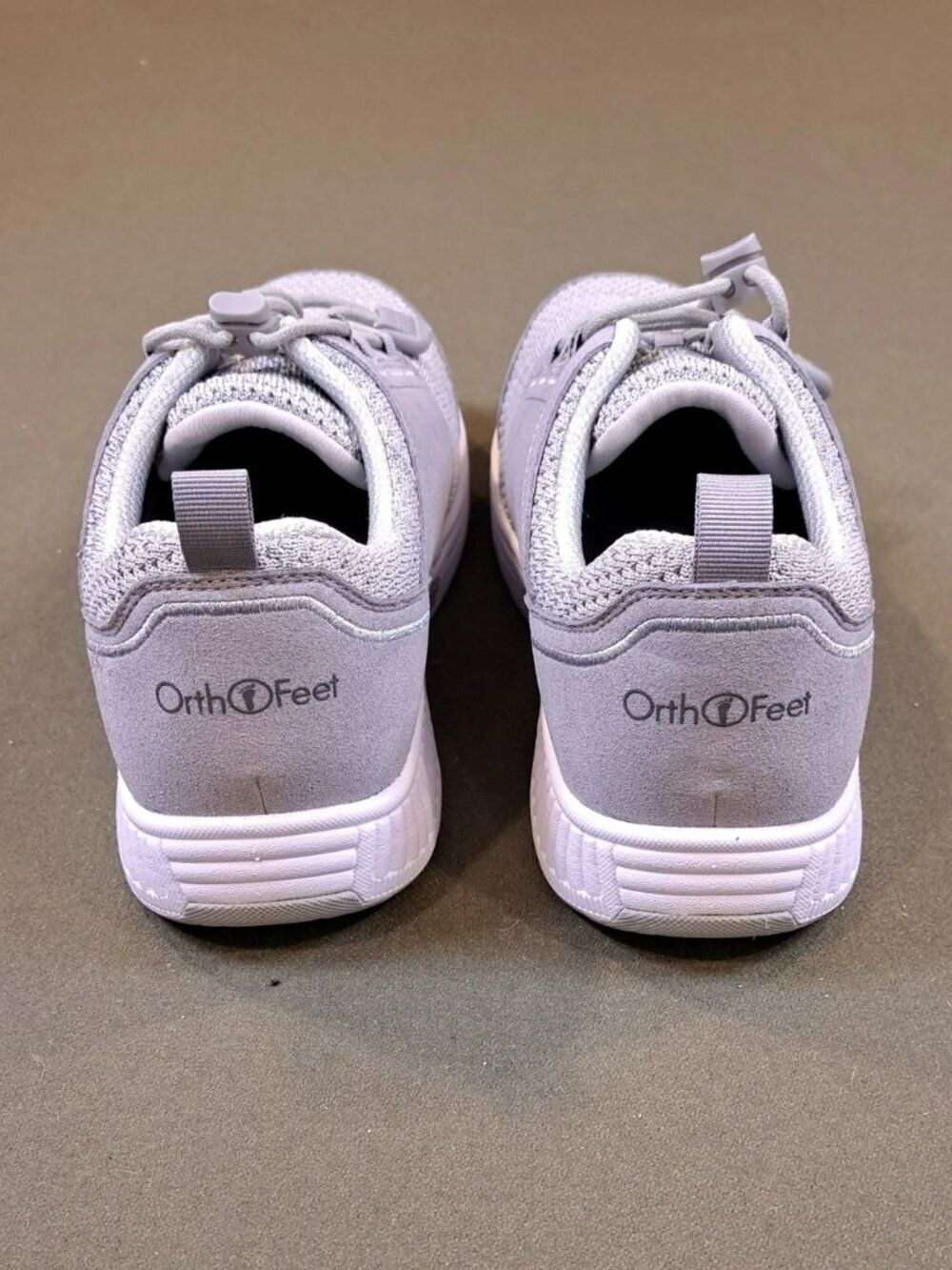 Orthofeet Francis No-Tie Sneakers - Color: Gray - Size: Women 11.5 Wide (D) - Picture 5 of 11
